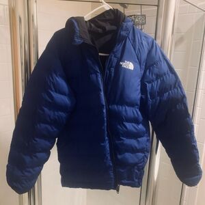 NorthFace Winter Coat - Boys Reversible Jacket - XL 
Blue Insulated Jacket